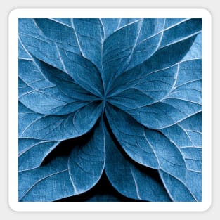 Blue leaf magic Sticker